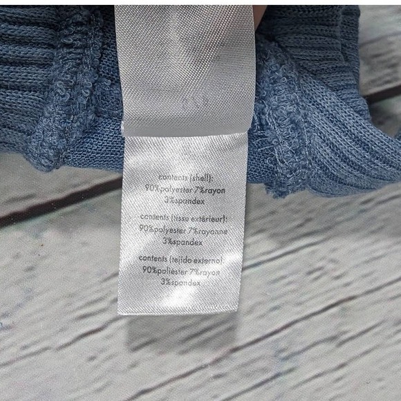 WeWoreWhat Tie Halter Bra Top Storm S NWT | Ribbed Jersey Crisscross Halterneck - Picture 7 of 8